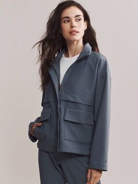 Rhône Outplay Zip up Jacket Blue Slate XL